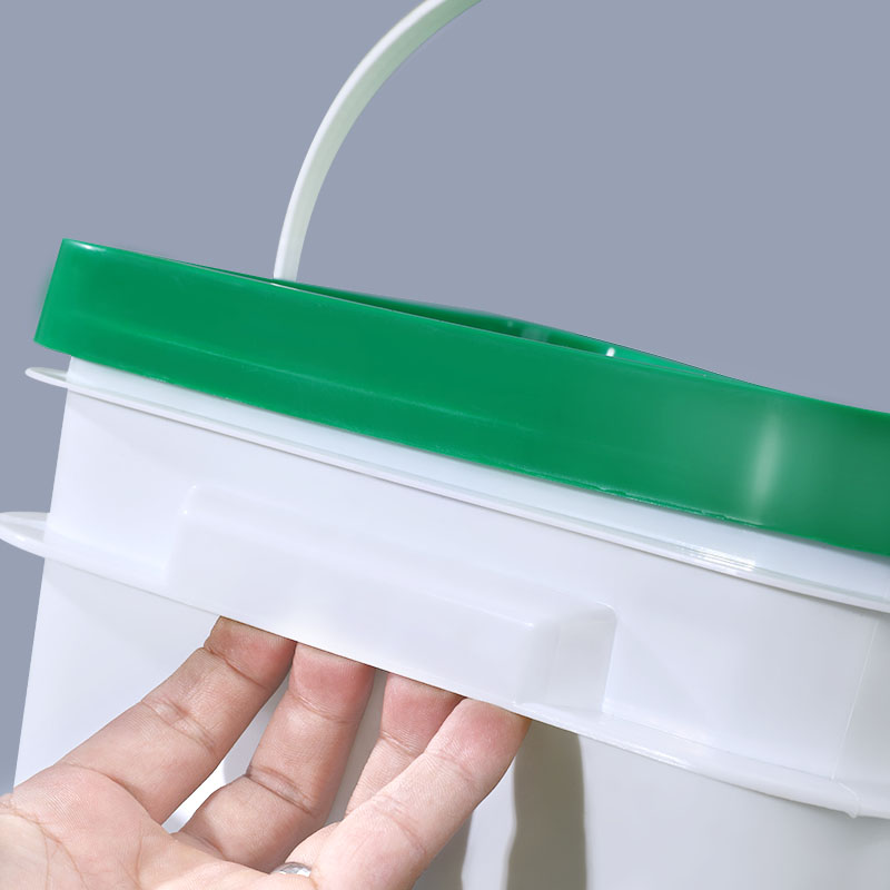 5L 10L 16L 25L Orange Square Plastic Bucket PP Material for Supermarket Food Storage