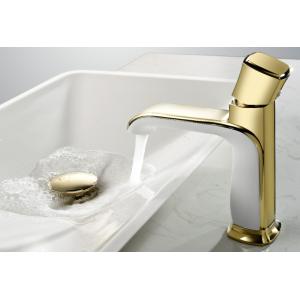 Zinc Alloy Single Handle Electroplate Wash Basin Tap