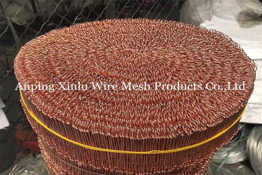Double Loop Tie Wire - Bundle Packaging 14cm Length Garden 1.2mm Soft Copper Coated 20GA BWG22 Binding Loop Tie Wire