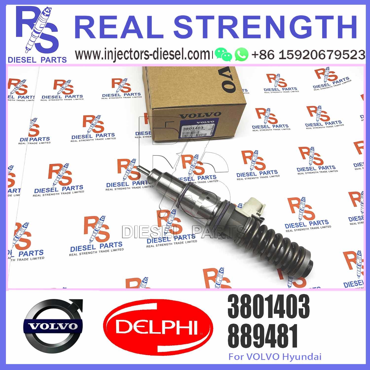 Common Rail Fuel Injector BEBE4D03201 BEBE4D03001 BEBE4D03101 BEBE4D34001 3801403