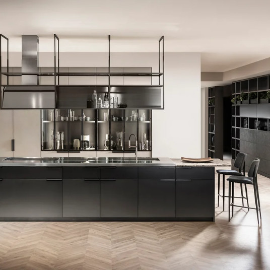Automatic Interior Design Hotel Home Melamine Smart Cabinet Kitchen