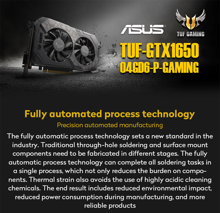 GDDR6 4G Gaming Graphics Card Fan Cooler GTX1650-O4GD6-P-GAMING