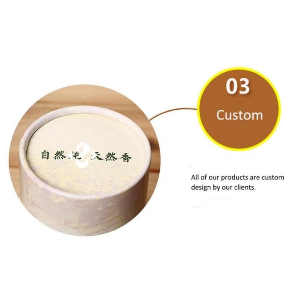 Cylinder Paper Tube Packaging Tea And Coffee Paper Tube Food Packaging High Capacity