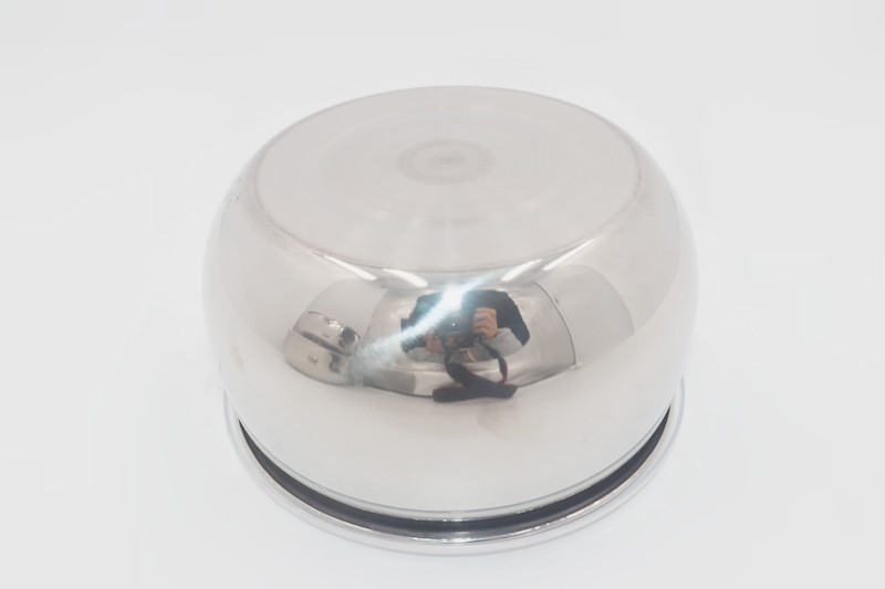 16-20cm 3pcs Tableware 201#stainless steel leak proof mixing bowl snack food fresh preserving storage box