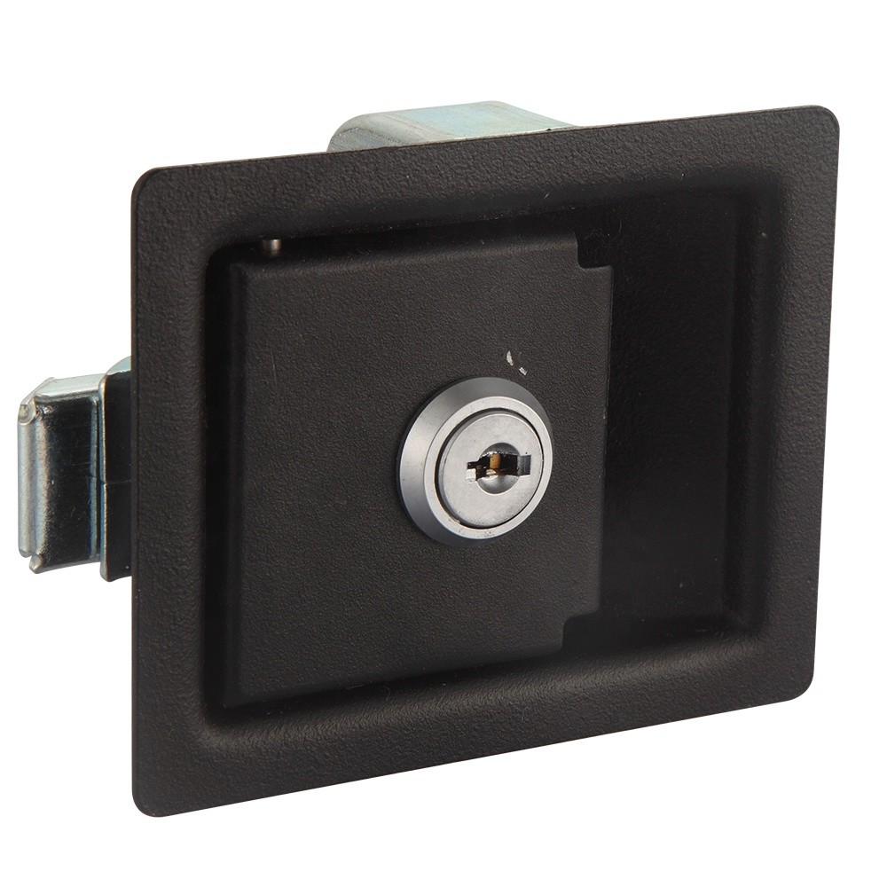 Cylinder Panel Board Tool Truck Box Lock Paddle Latch Black