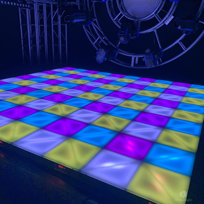 G144 Light Source and Support Dimmer DMX RGB Dance Floor for Stage Disco Night Club T Show