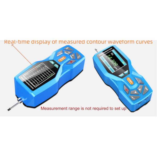Color Display Surface Roughness Tester High Accuracy Surface Finish Tester