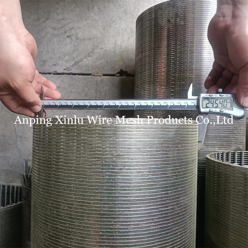 Customizable Johnson wedge wire Water Well Sceren Pipe with V Wire For Sand Control