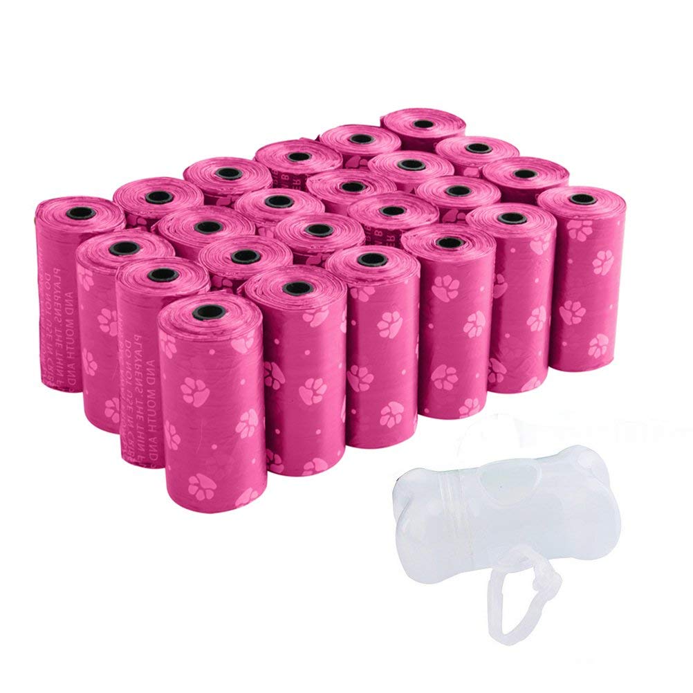 EPI Biodegradable Products for Dogs Compostable Reusable Green Pet Dog Waste Poop Bag with Holder