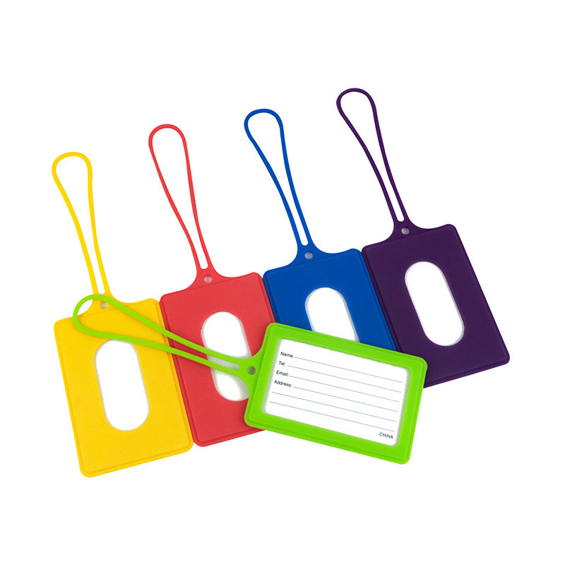 Customized Bright Luggage Tags Lightweight Name Tags for Kids' Suitcases and Bags