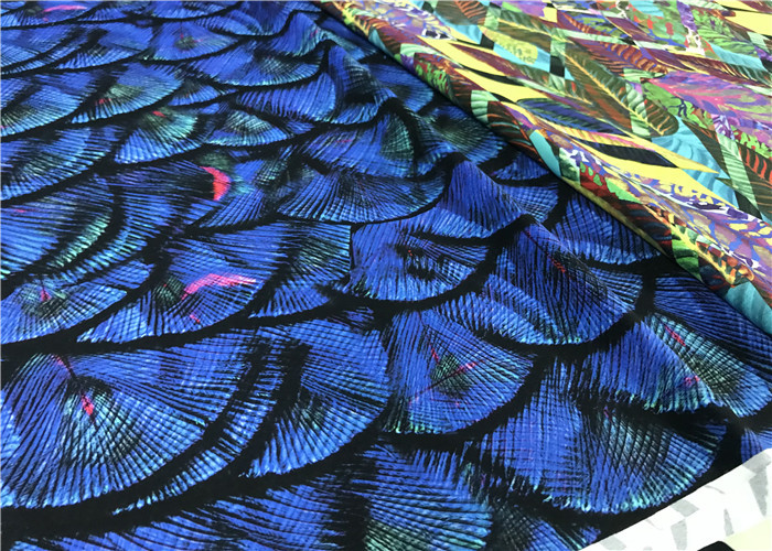 Chlorine Proof Nylon Lycra Material , Good Stretch Lycra Elastane Fabric