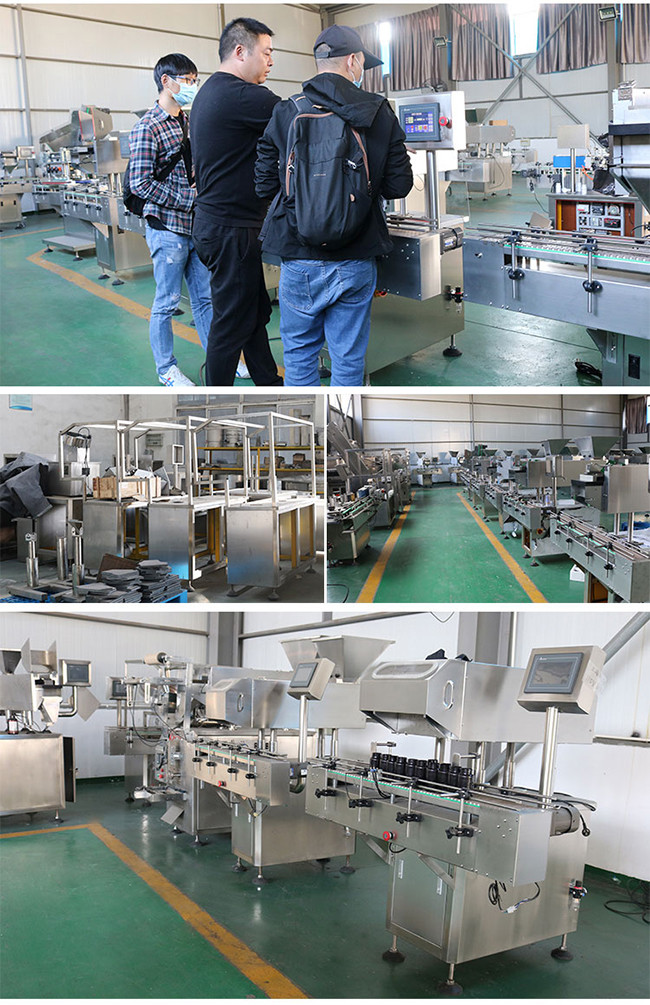 Tablet Capsule Electric Bottle Counting Machine Fully Automatic