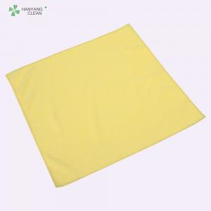 China Laser Cut Edge Microfiber Clean Room Wipes Cloth Towel For Electronics on sale