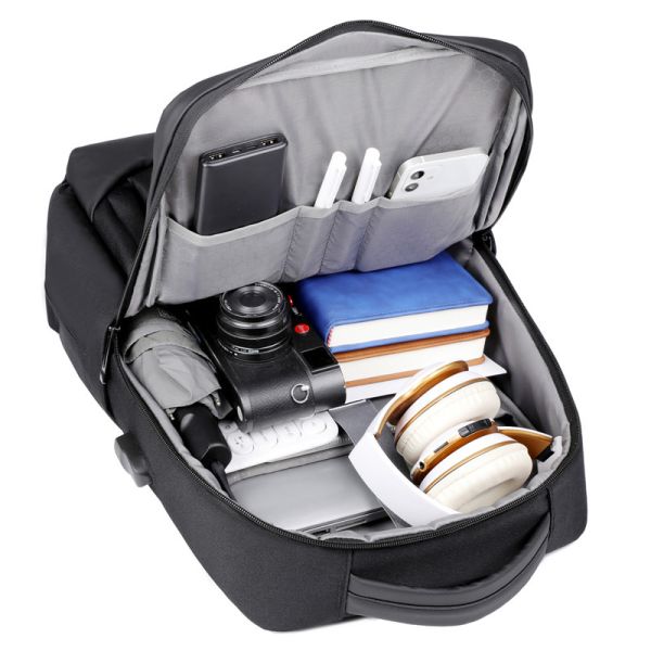 Business Mens Computer Backpack Large Capacity Multi Functional Storage Backpack