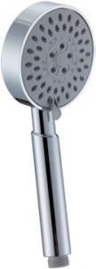 China Chrome Plated Brass Hand Showers , Round Flat Shower Head on sale