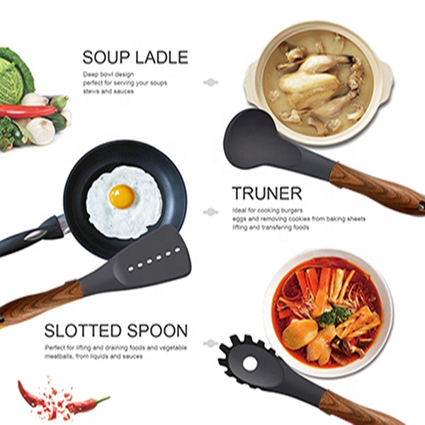 Sustainable Non-Stick Cookware Tool Set Heat Resistant Kitchen Gadget Accessories