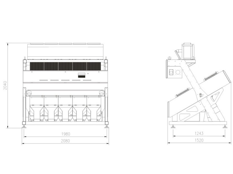 Rice Color Sorter/Rice Separating Machine