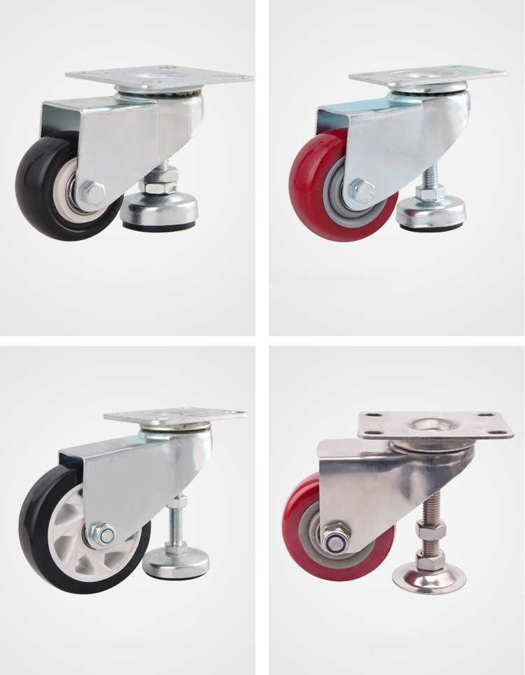 Factory Produces Antique Height Adjustable Caster and Scaffold Caster Wheel with Brake