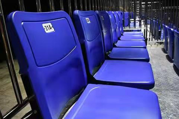 Galvanized Flooring LED Step Retractable Stadium Seating Movable