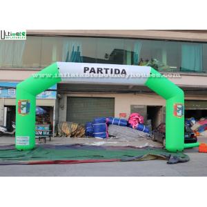 Quality Commercial Inflatable Start Finish Arch Fireproof Durable Custom Logo for sale
