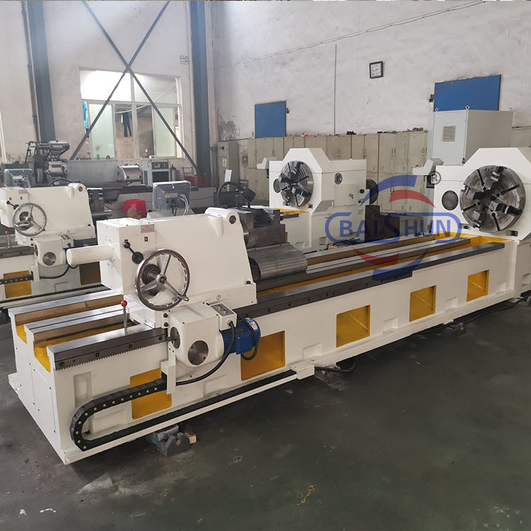 Heavy Duty Big Bore Metal Lathe Turning CA8450 Roll Turnning Machine