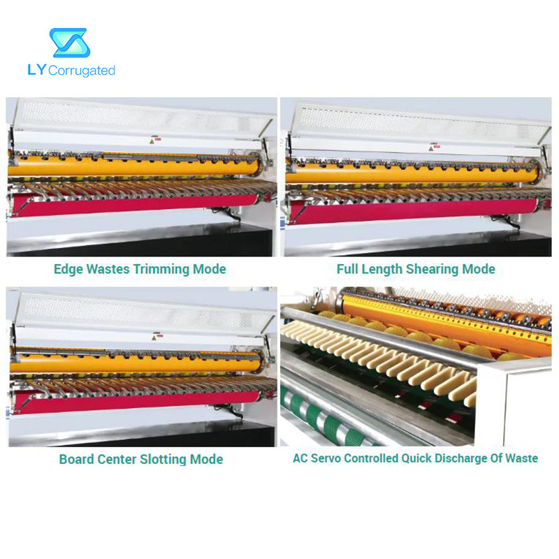 200m/Min Multi Function Corrugated Cardboard Machine Rotary Shear Cutter