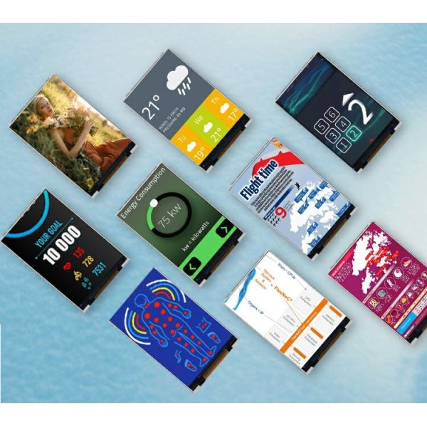 Polcd 3.5 Inch 320*480 LCD Display ILI9488 Build-in Capacitive Touch Panel High Brightness TFT LCD