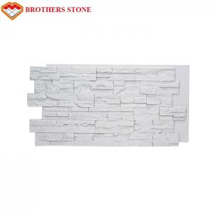 China Solid Surface Deep Slate Stacked Wall Panel , Ledgestone Select Faux Wall Panels on sale