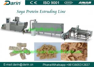 Quality Tissue / texture Soy Vegetable Protein snack food extruder Production Line for sale