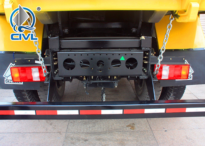 Yellow 10t Sinotruk Howo Light Dump Truck With Cummins Engine