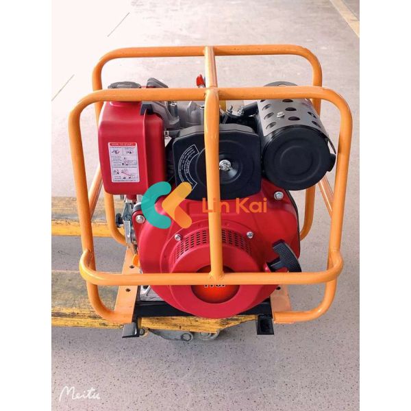 Rotational Speed Diesel Cable Drum Winch Machine With Detachable Drum