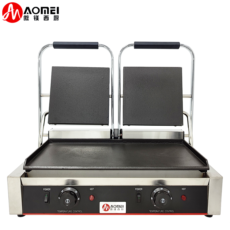 Durable Electric Contact Grill for Sandwich Making on Table Top Stainless Steel Grills