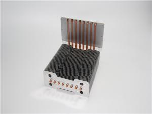 China 130W Copper Pipe heat Sink Thermal Fat Heat pipe Block Plate Aluminum Fin Cooler For LED on sale