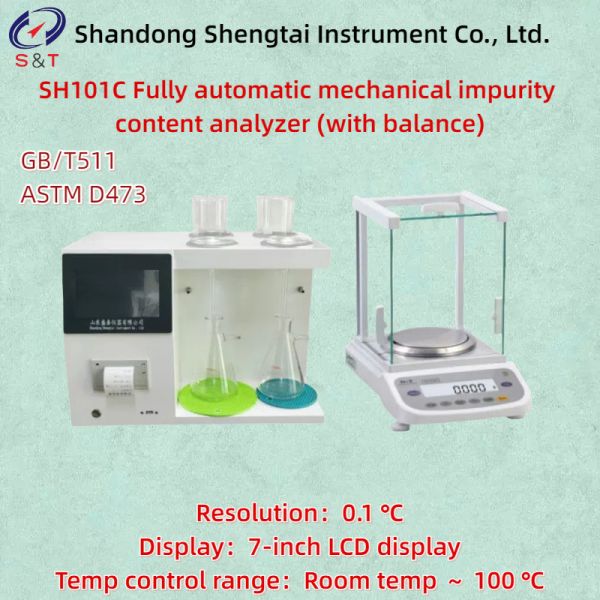 Fully Automatic Mechanical Impurity Content Analyzer With Balance ASTM D473