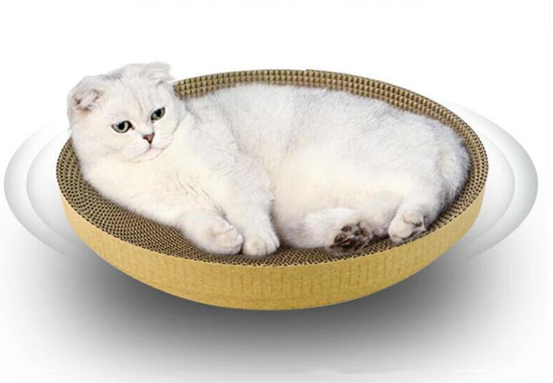 cardboard cat scratcher bed