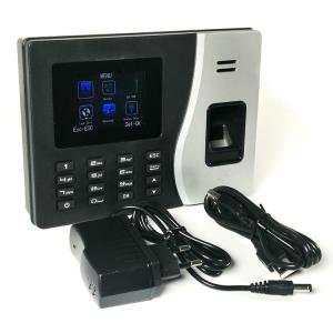 Card Password 9V LCD Fingerprint Time Attendance System