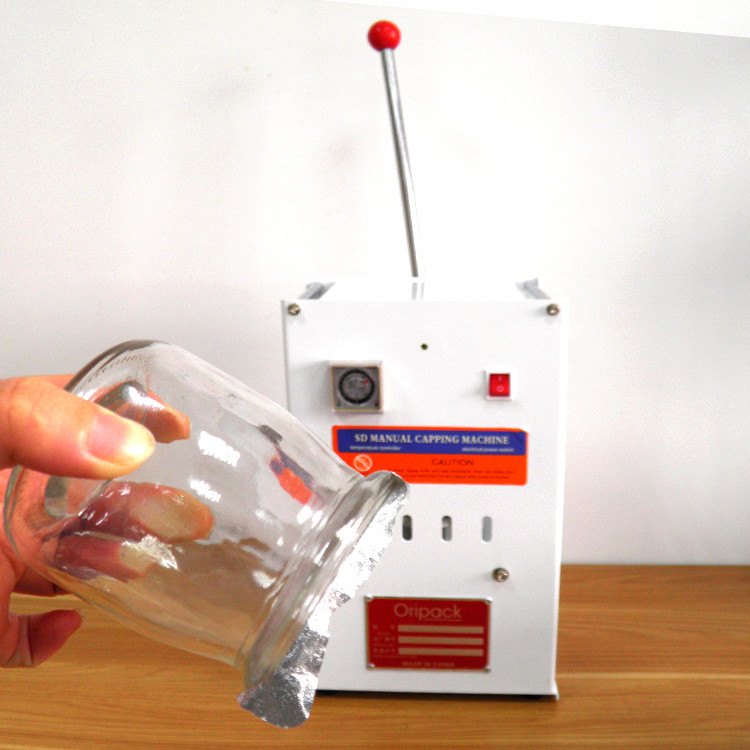 customised food resterant small sealing machine cheap sealing machine 1out 1 cap for sealing lid