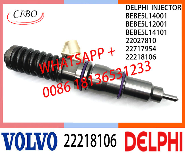 Fuel engine Diesel Injector 22218106 22027810 22717954 BEBE5L14001 BEBE5L12001 BEBE5L14101 E3.5 for VOVLO MD16 US14