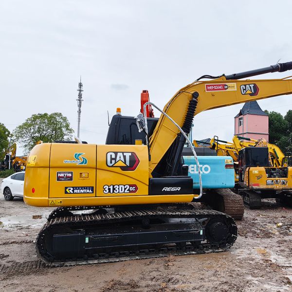 Used CAT 313D2GC Multi-Function Excavator Weight 13Ton Hydraulic System
