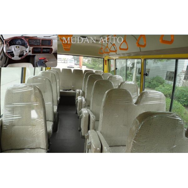 High Speed Coaster Type 23 Seater Bus , Cummins Engine Passenger Coach Bus