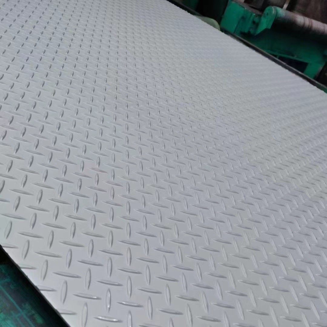304 Stainless Steel Checkered Plate Rice Patteren Anti-Slip Stainless Sheets