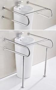 China Stainless Steel 304 Bathroom Safety Grab Bar For Pregnant Women Barrier Free on sale