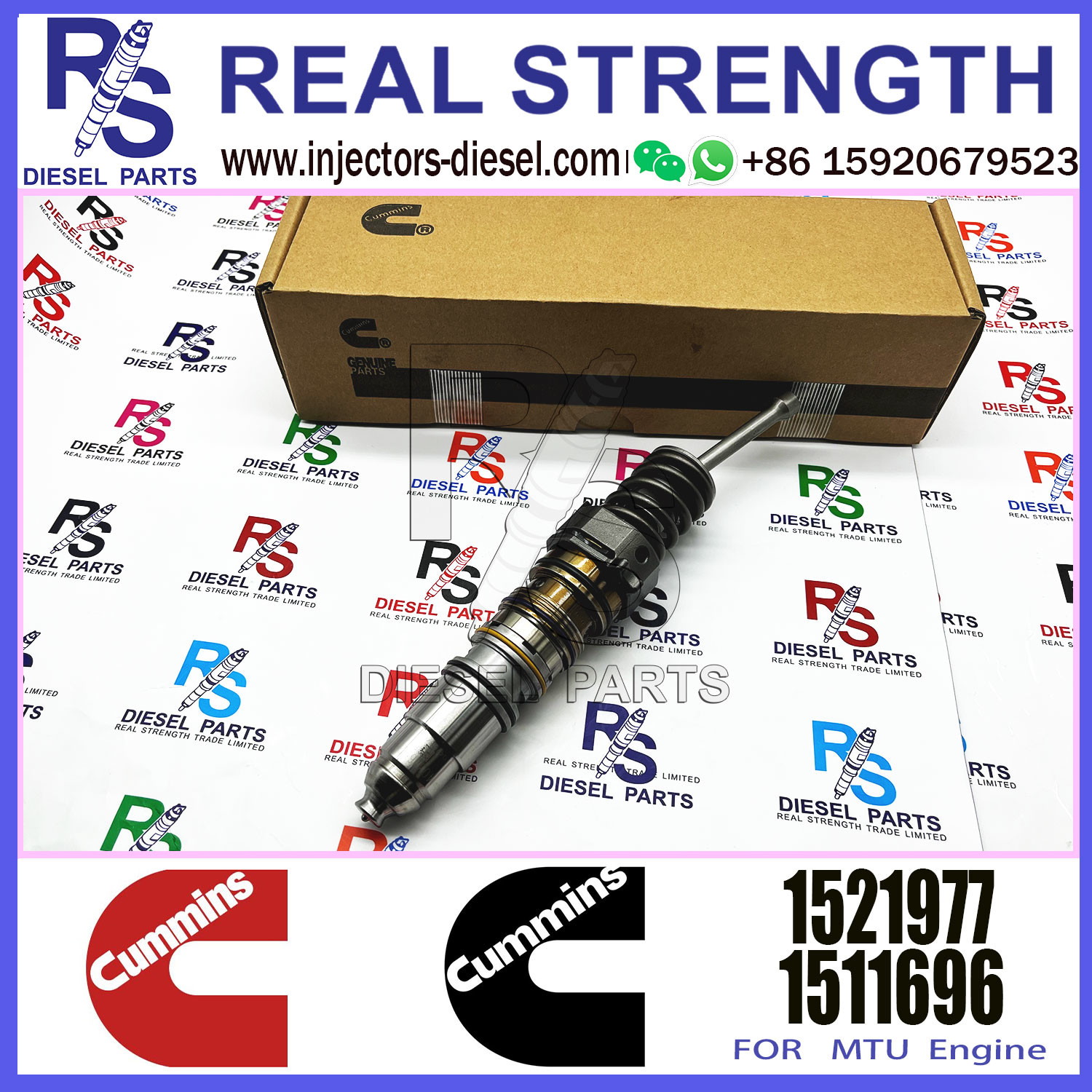 Fuel Injectors 1511696 1764365 579263 579261 1499257 1521978 570016 1521977 1846349 For Cummins