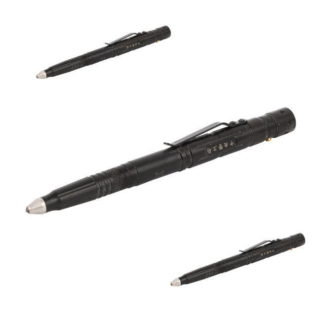 CNC Machining Defender Titanium Tactical Pen With Compass