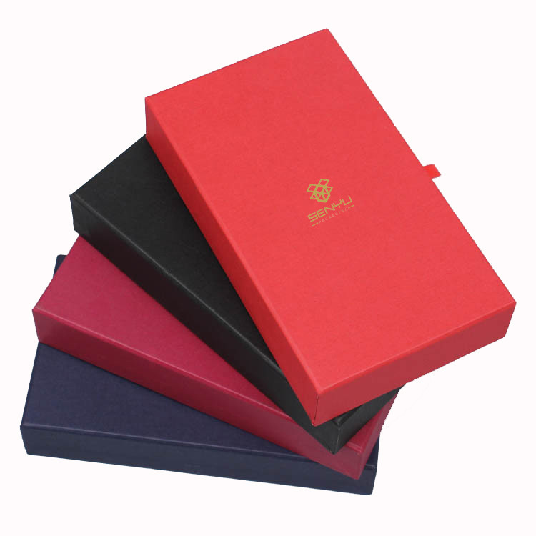 1200g Grey Cardboard Drawer Paper Box Sliding Package For Gift Packing