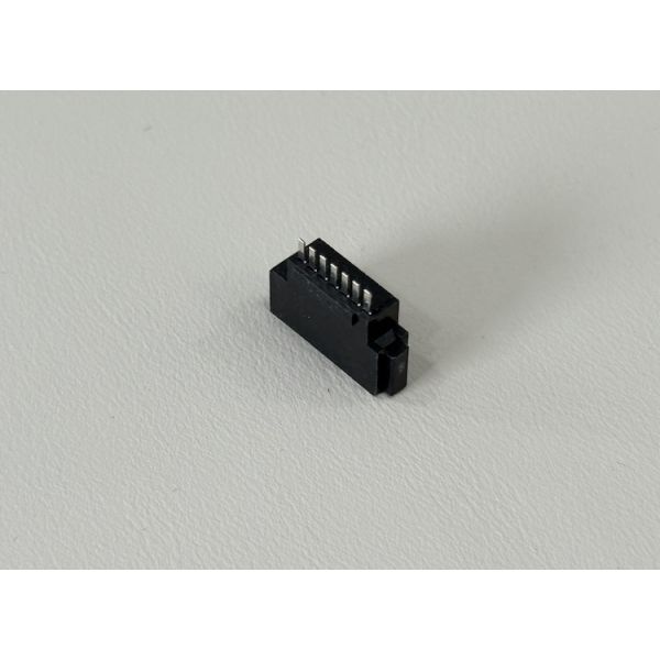 7 Pin 1.27mm PCB Female Socket Connector, Right Angle SMT Board Interface for High Speed Signal Transmission, Custom Wire Harness, Automotive and