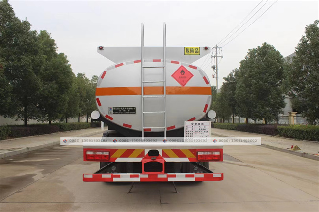 Dongfeng Fuel Bowser 12000 Liter Fuel Tanker Truck Single Row Cab 2 Axles