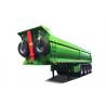 Q345 Carbon Steel Low Bed Container Trailer Heavy Duty Leaf - Spring Suspension for sale