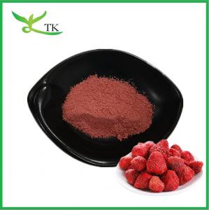 Quality Organic Freeze Dried Fruit Powder 100% Pure Freeze Dried Strawberry Powder Sugar Free for sale