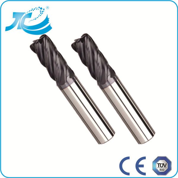 Tungsten Carbide Corner Radius End Mill Cutting Tool 4 Flute End Mill